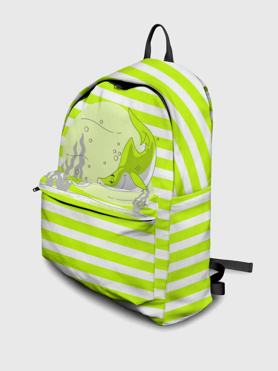 Рюкзак джинсовый / Акула