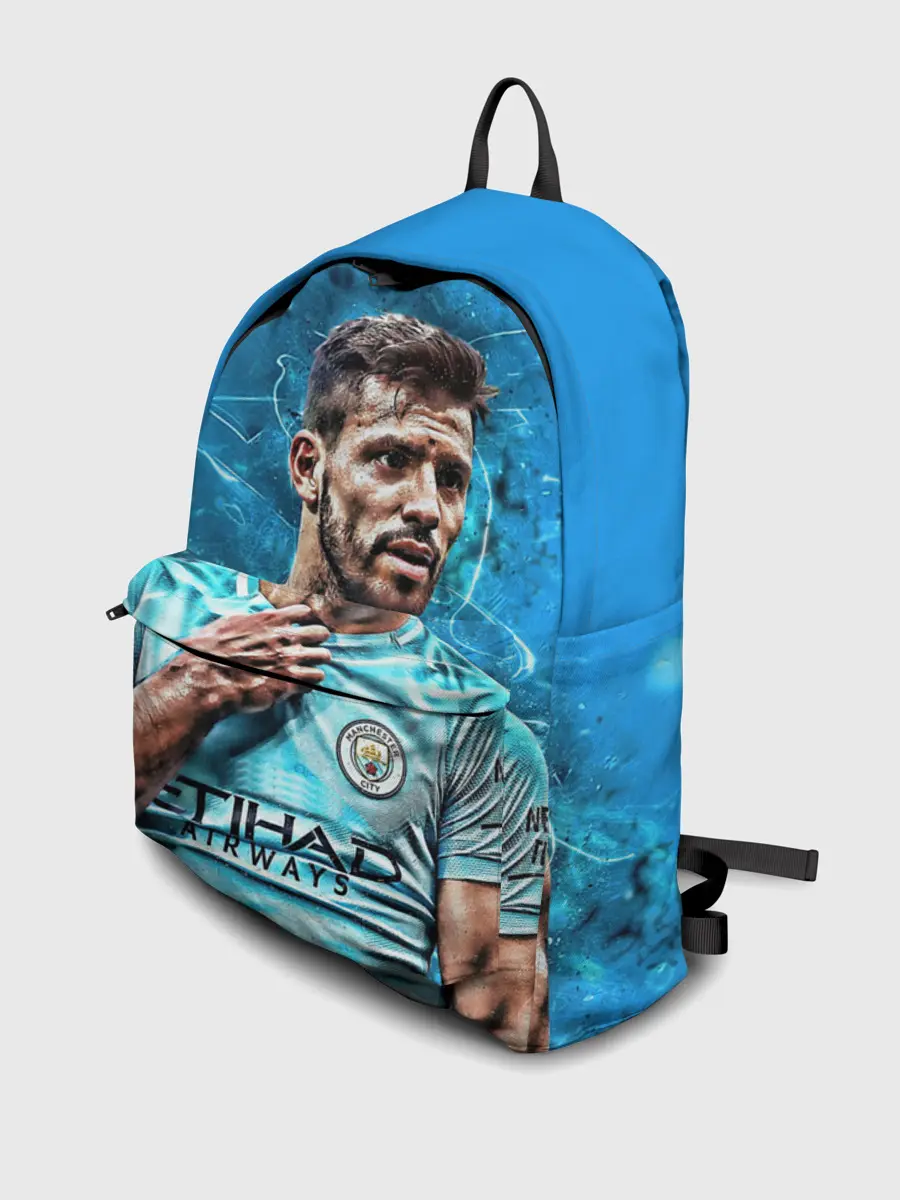 Рюкзак джинсовый / Серхио Агуэро