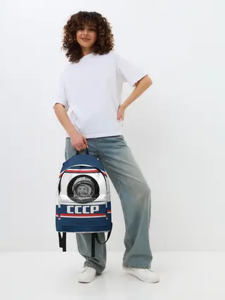 Рюкзак джинсовый / СТИЛЬ СССР ГАГАРИН