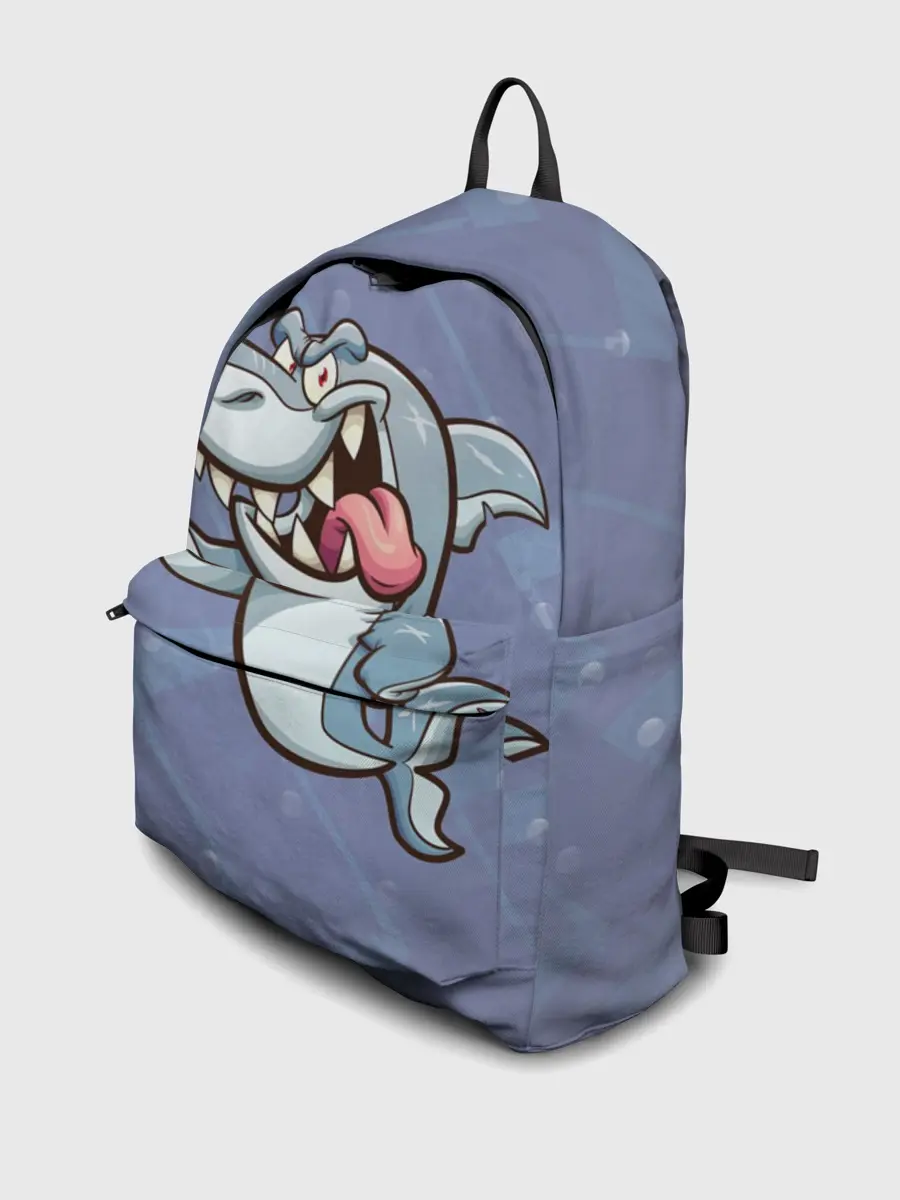 Рюкзак джинсовый / Акула