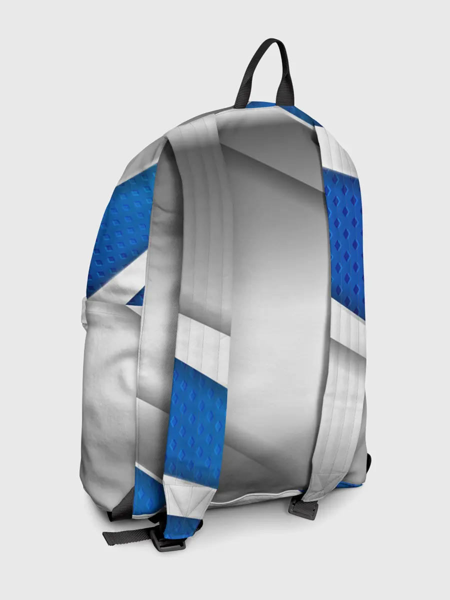 Рюкзак джинсовый / 3D СЕРЕБРО BLUE LINES