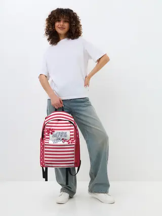 Рюкзак джинсовый / Люби меня. Квилтинг .