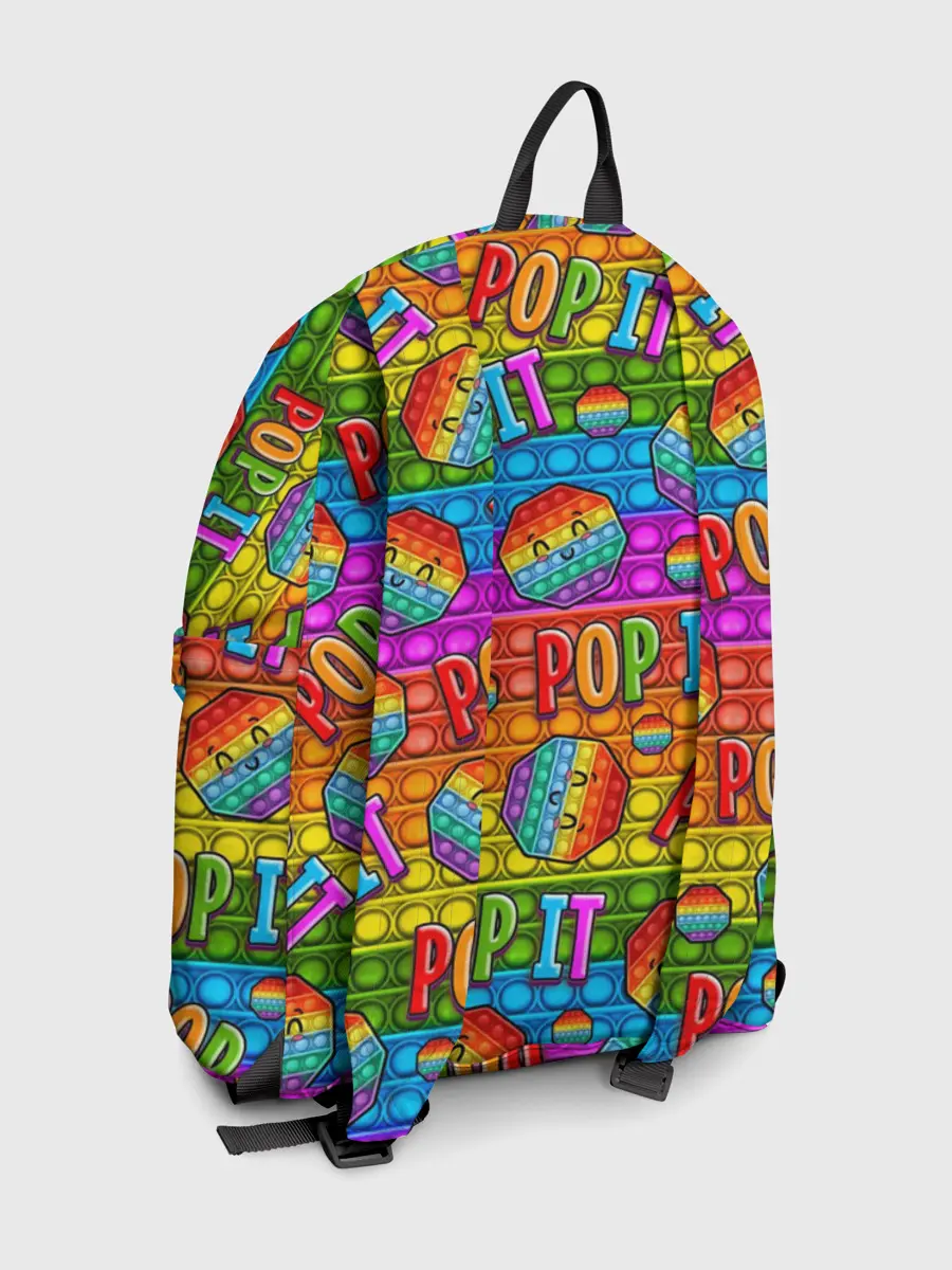 Рюкзак джинсовый / POP IT SMILE | ПОП ИТ ПУПЫРКА