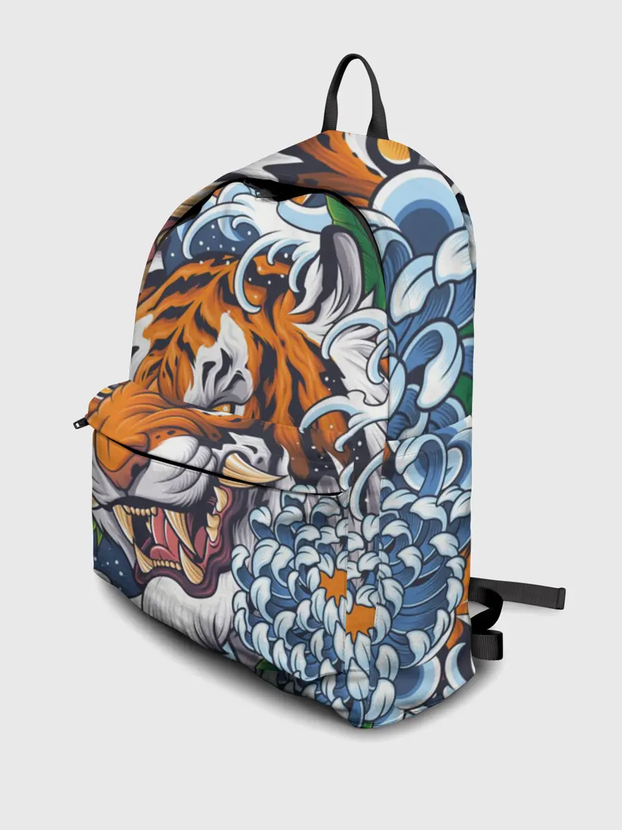 Рюкзак джинсовый / Тигр