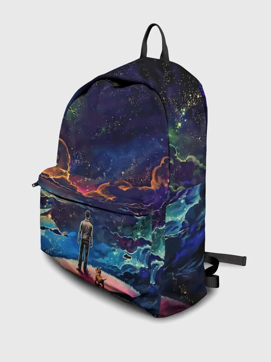 Рюкзак джинсовый / Глубокий космос