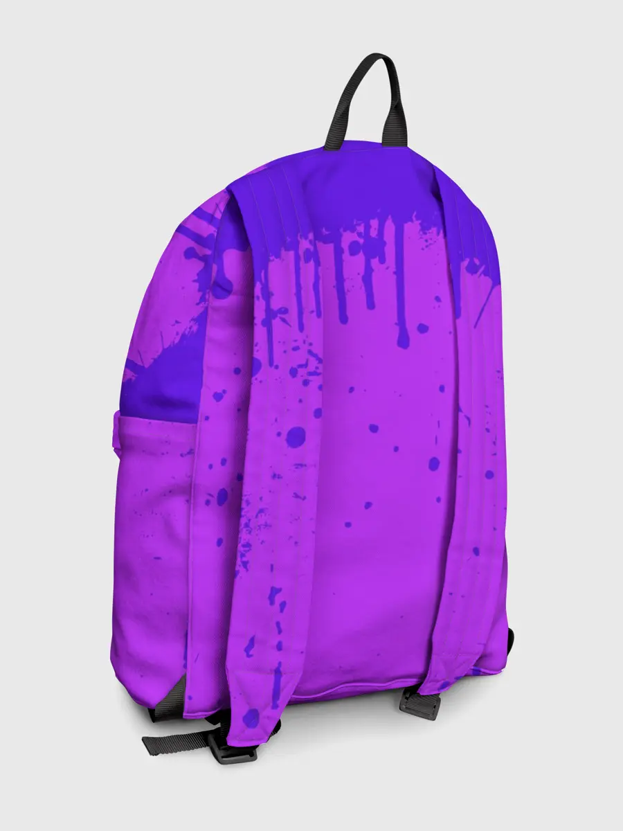 Рюкзак джинсовый / ROBLOX ФИОЛЕТОВЫЕ ПОДТЕКИ