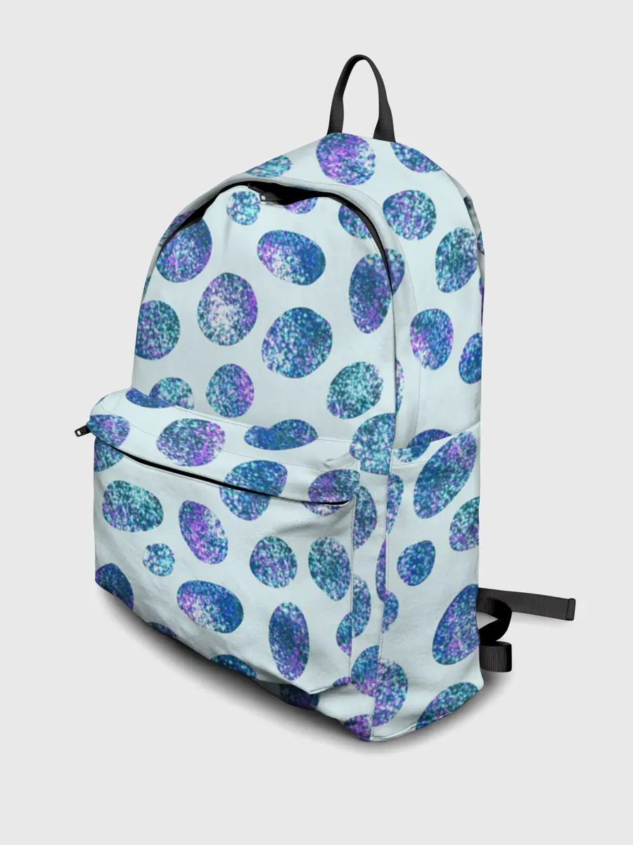 Рюкзак джинсовый / Драгоценные синие камни