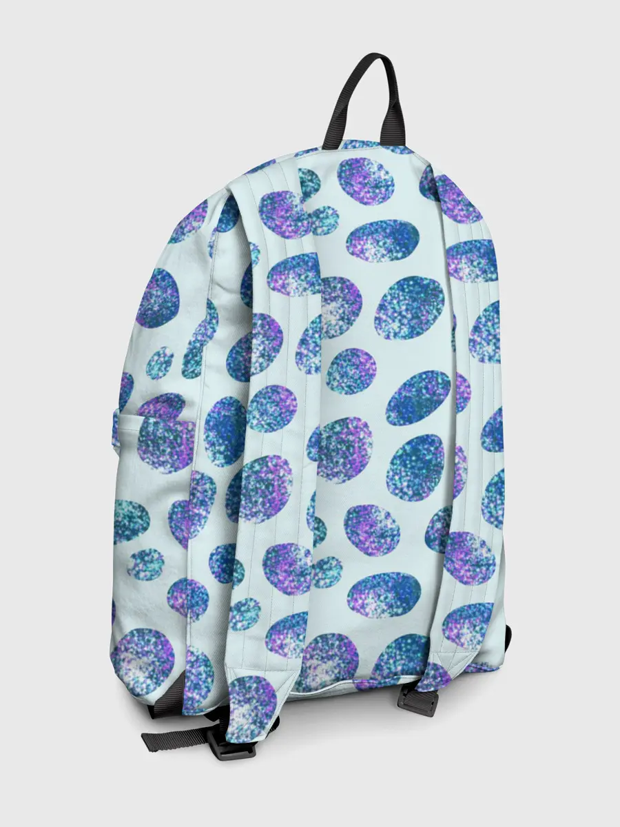 Рюкзак джинсовый / Драгоценные синие камни