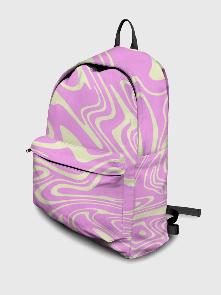 Рюкзак джинсовый / Лолипоп абстракция