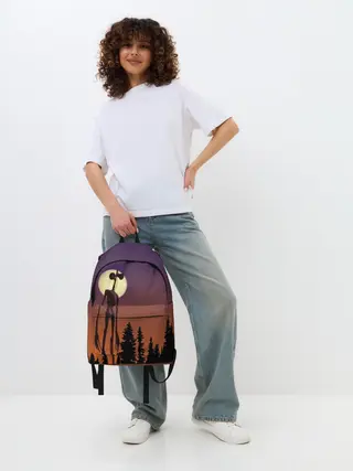 Рюкзак джинсовый / Gradient Forest Siren Head