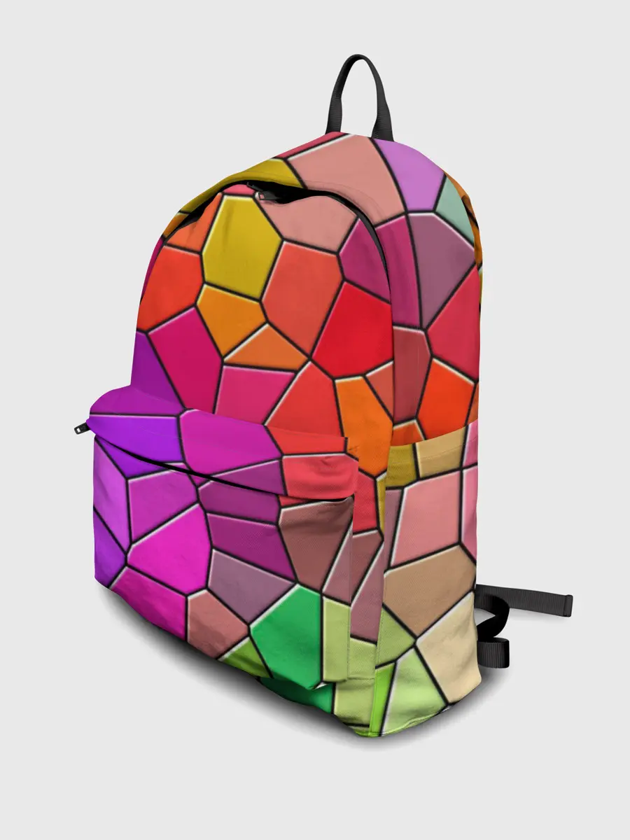 Рюкзак джинсовый / Мозаика цветная
