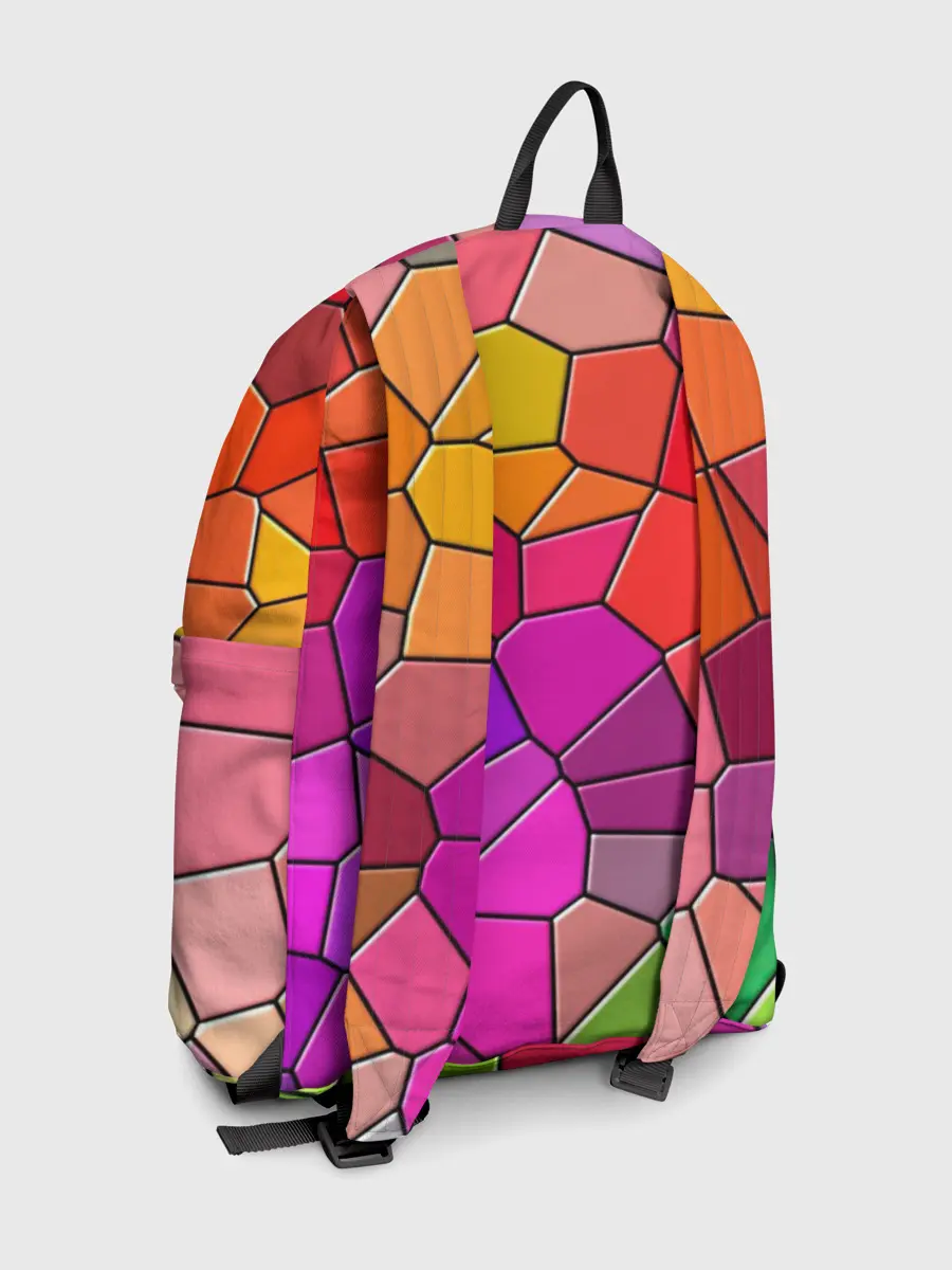 Рюкзак джинсовый / Мозаика цветная