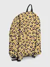 Рюкзак джинсовый / Желтый леопардовый принт