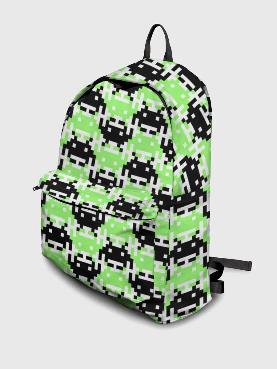 Рюкзак джинсовый / Space Invaders | Old game