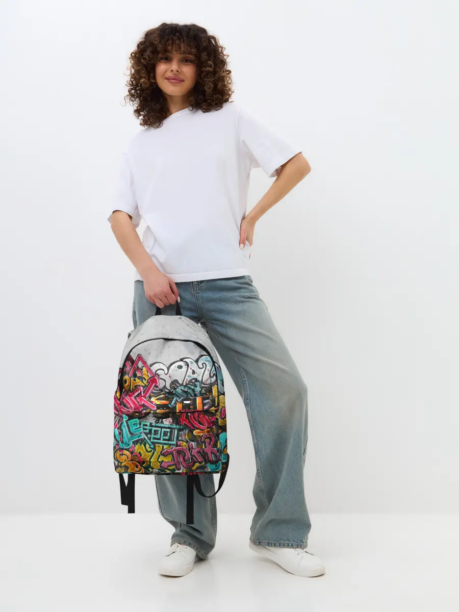 Рюкзак джинсовый / Graffiti on the wall