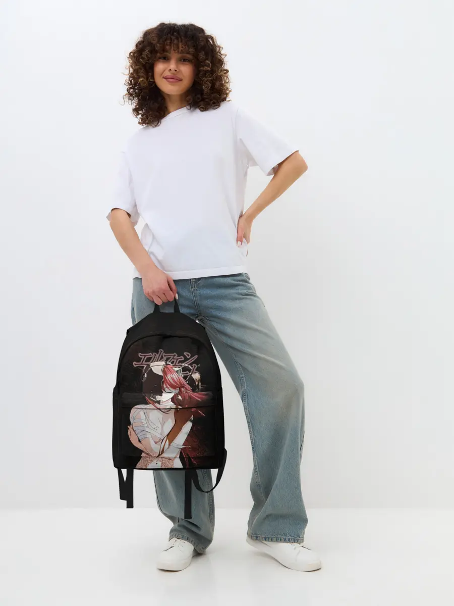 Рюкзак джинсовый / Люси Эльфийская песнь