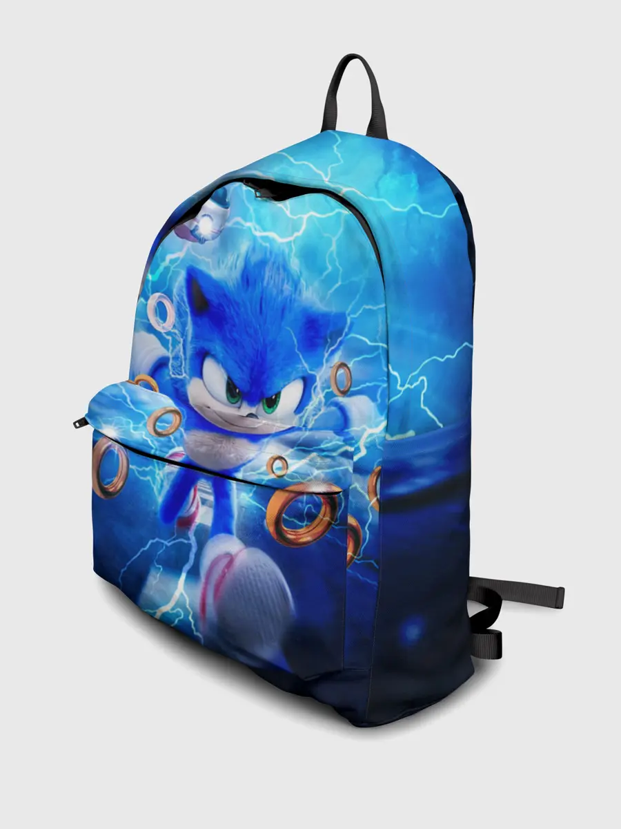 Рюкзак джинсовый / SONIC | СИНИЙ ЁЖ