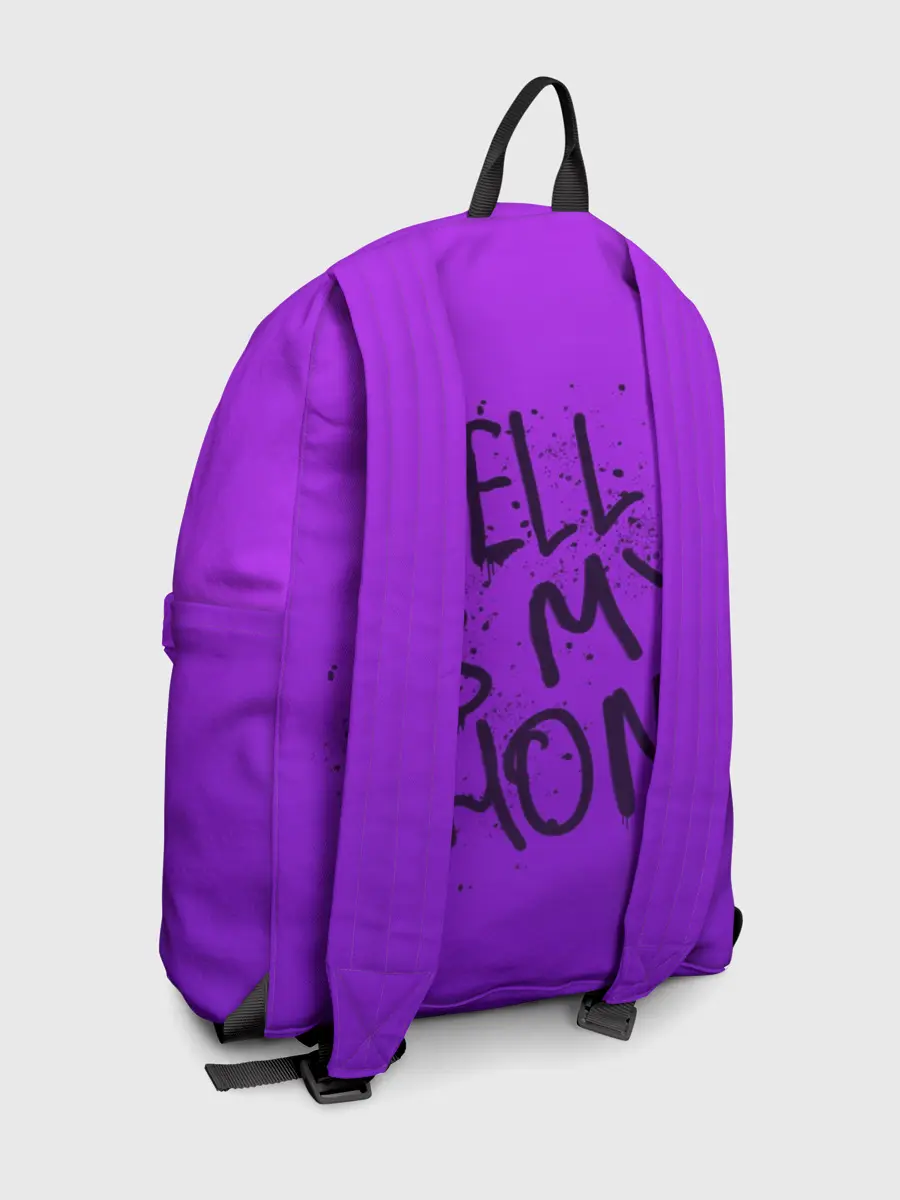 Рюкзак джинсовый / Вандал Арт, ДЬЯВОЛ градиент