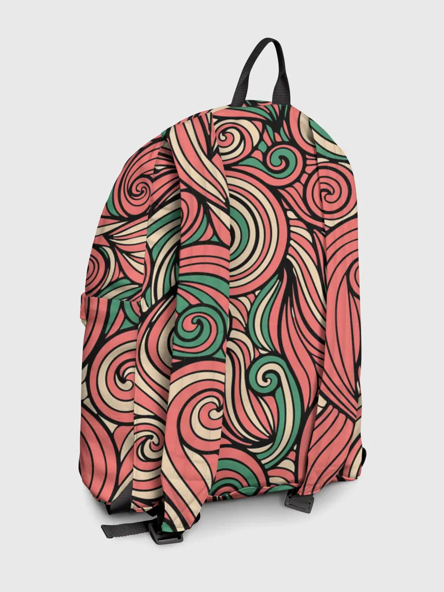 Рюкзак джинсовый / Алые листья