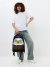 Рюкзак джинсовый / Белоголовый орлан