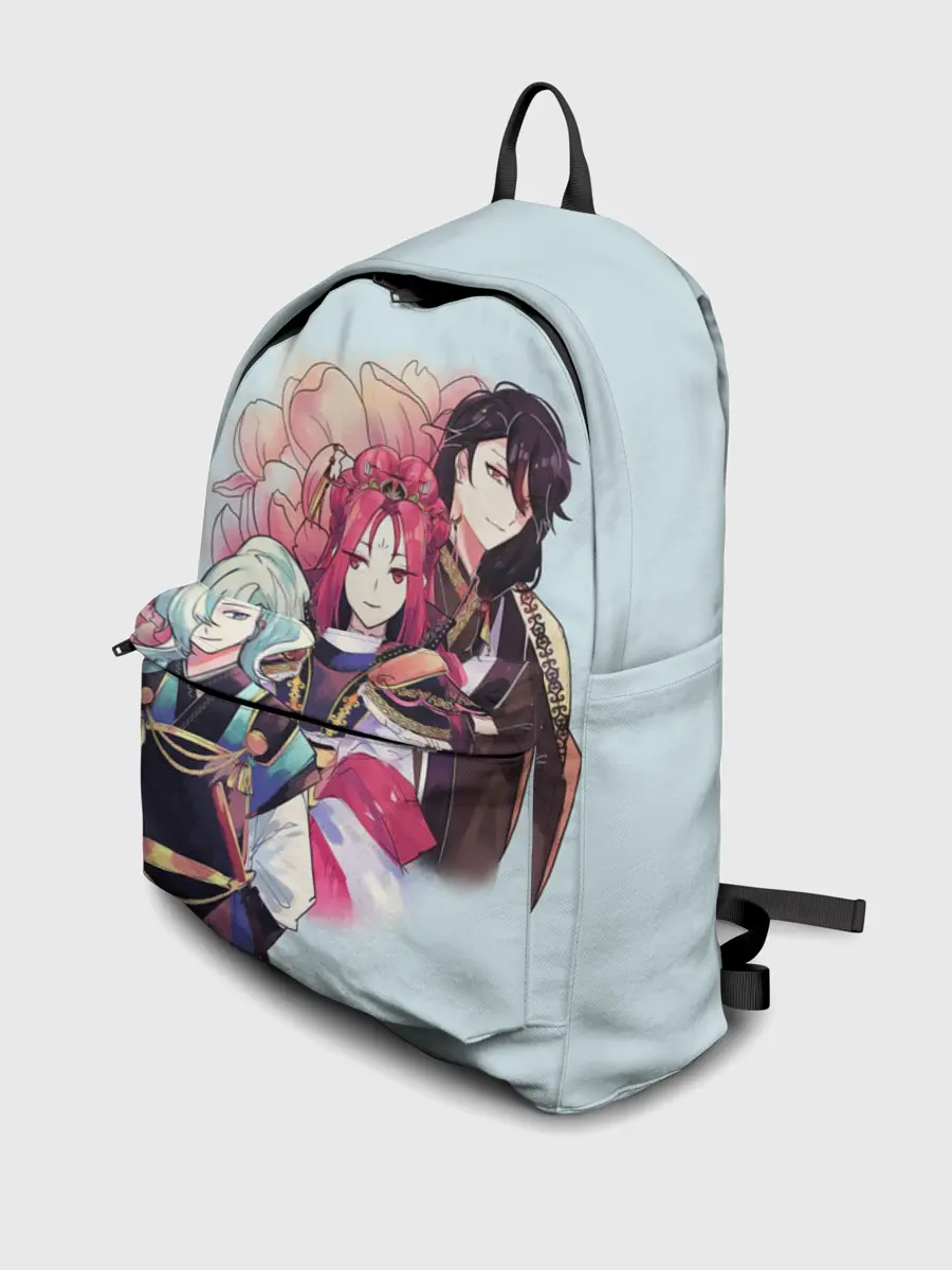 Рюкзак джинсовый / Манхва, Облачный цветок