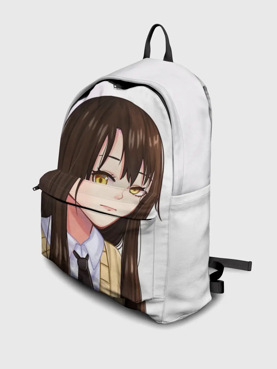 Рюкзак джинсовый / Девочка, которая видит это Мико Ёцуя