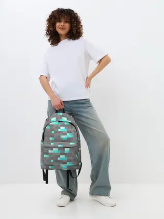 Рюкзак джинсовый / Алмазы