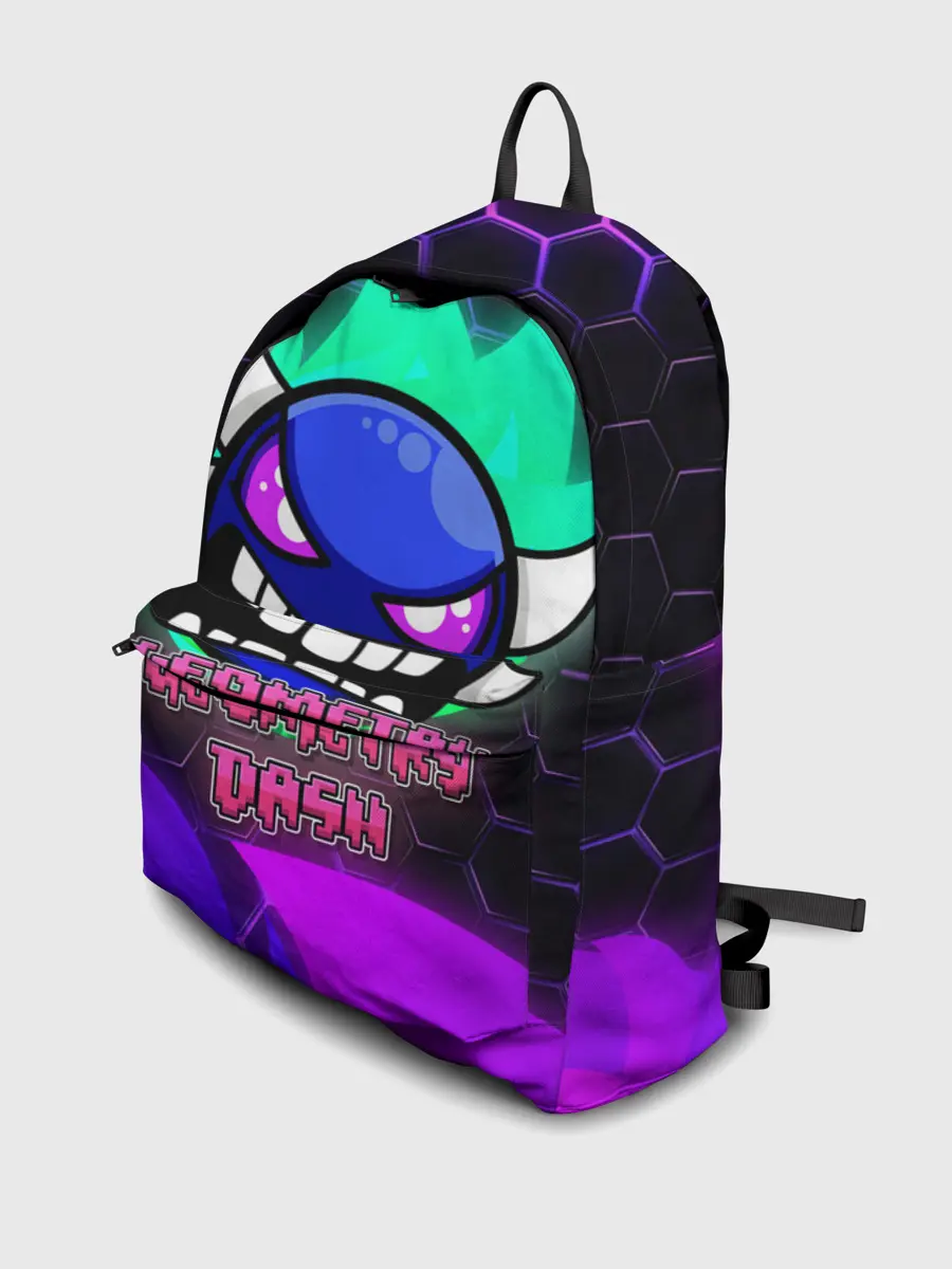 Рюкзак джинсовый / Geometry Dash