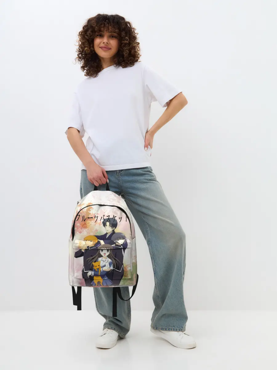 Рюкзак джинсовый / Корзинка фруктов персонажи