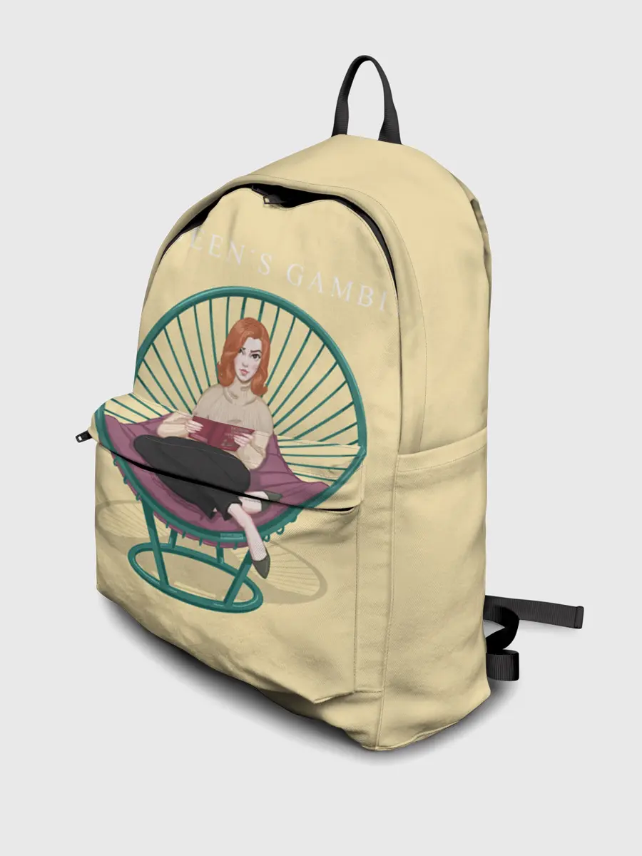 Рюкзак джинсовый / Королева на троне