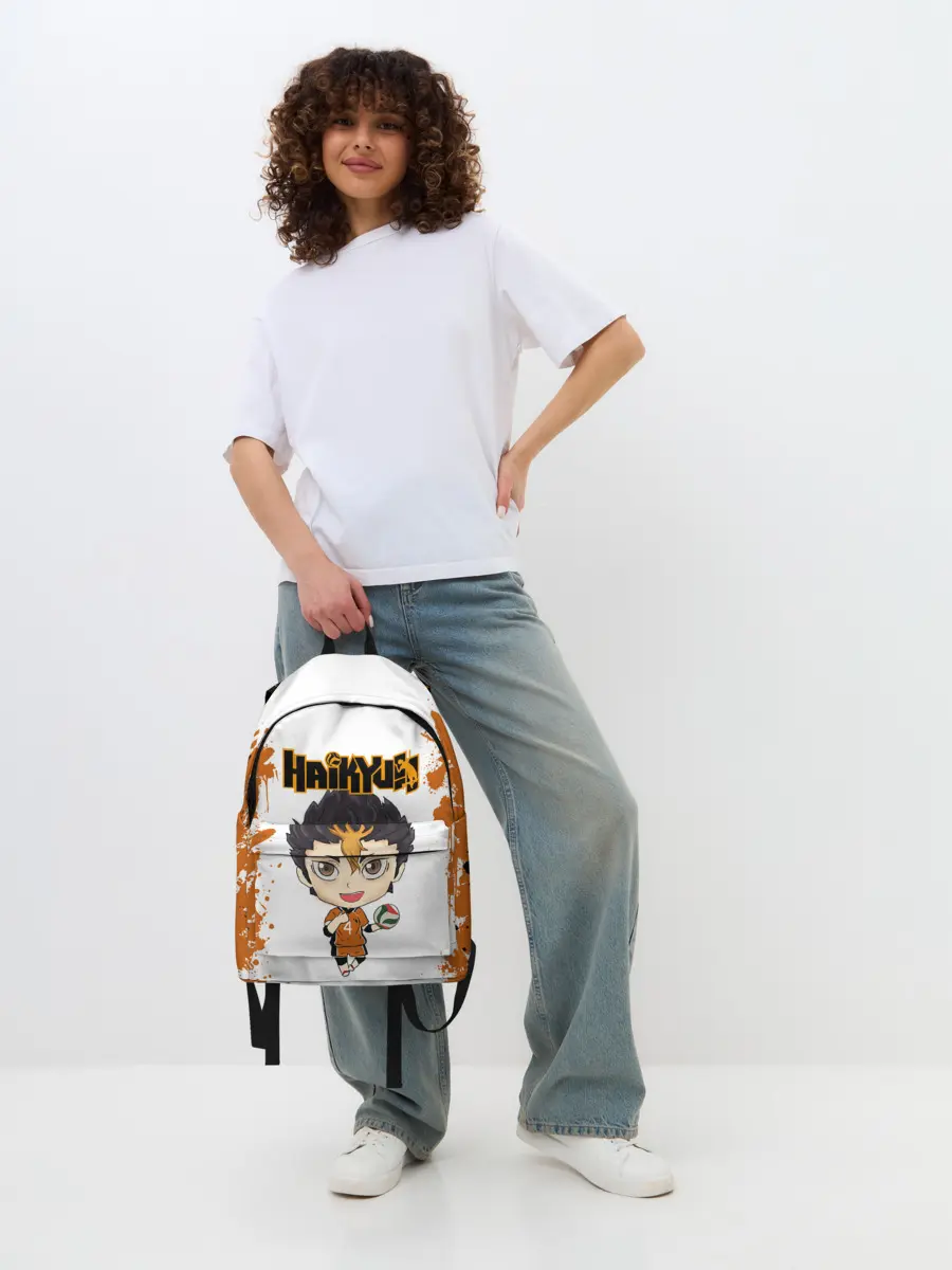 Рюкзак джинсовый / Юу Нишиноя | Nishinoya Yu