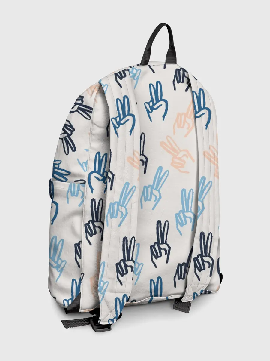 Рюкзак джинсовый / Знаки победы