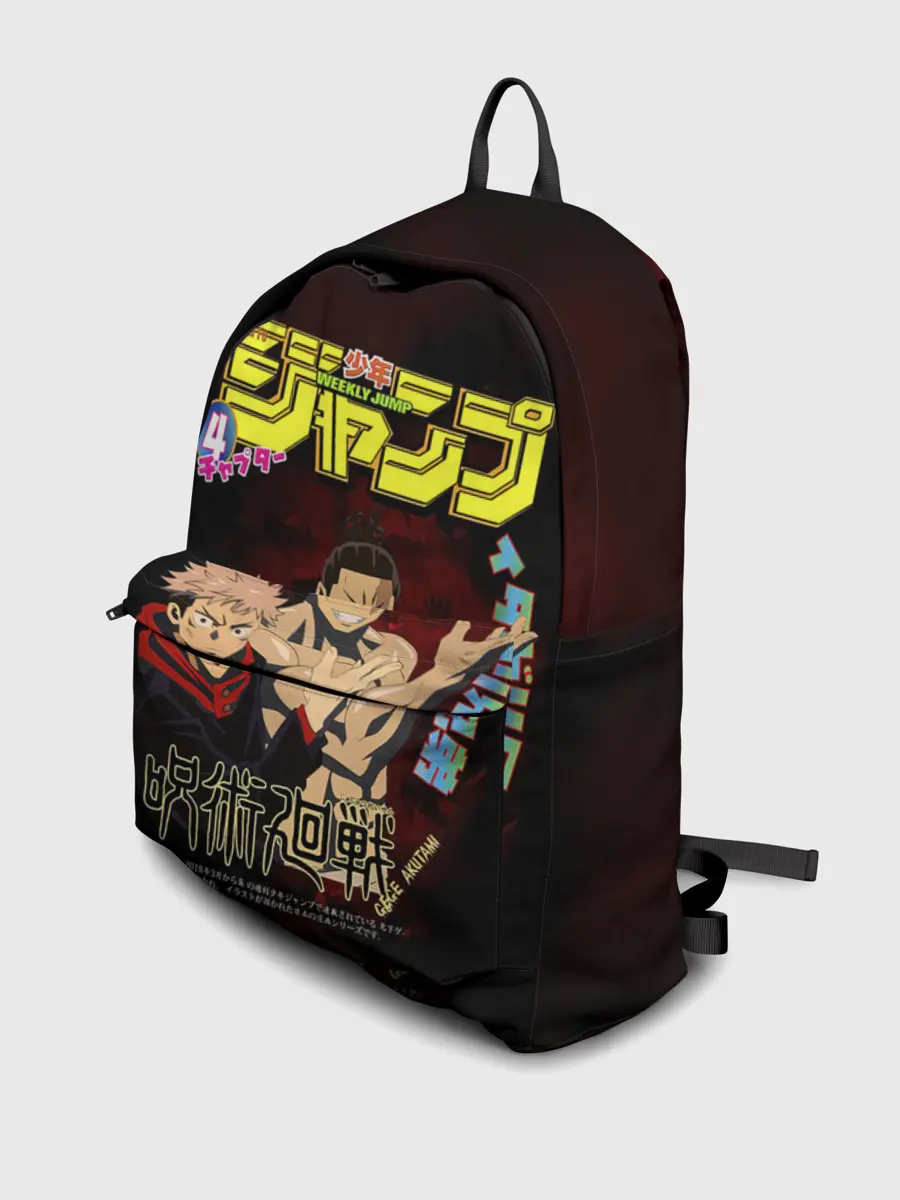 Рюкзак джинсовый / Итадори Юдзи и Тодо Аой Магическая битва