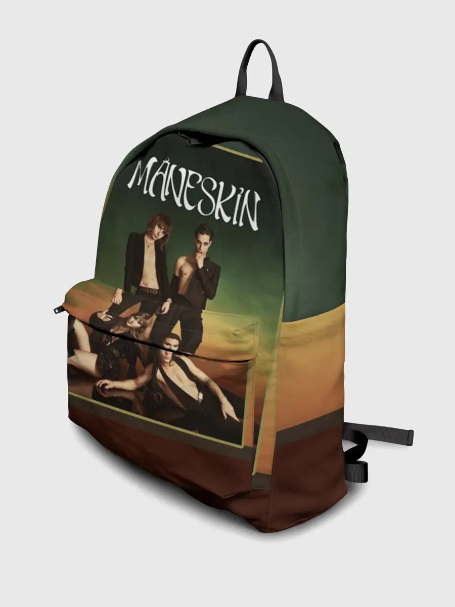 Рюкзак джинсовый / Maneskin в лучах заката