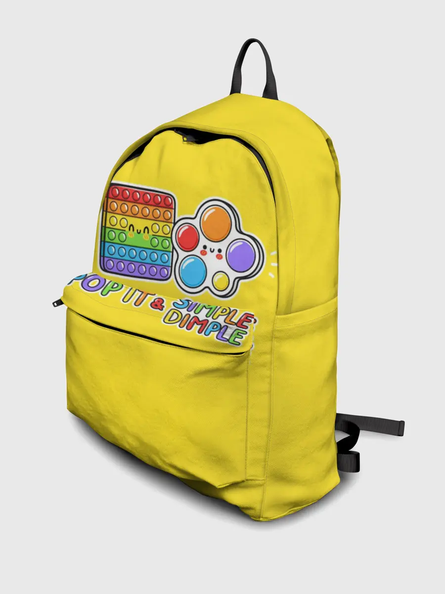 Рюкзак джинсовый / POP IT and SIMPLE DIMPL