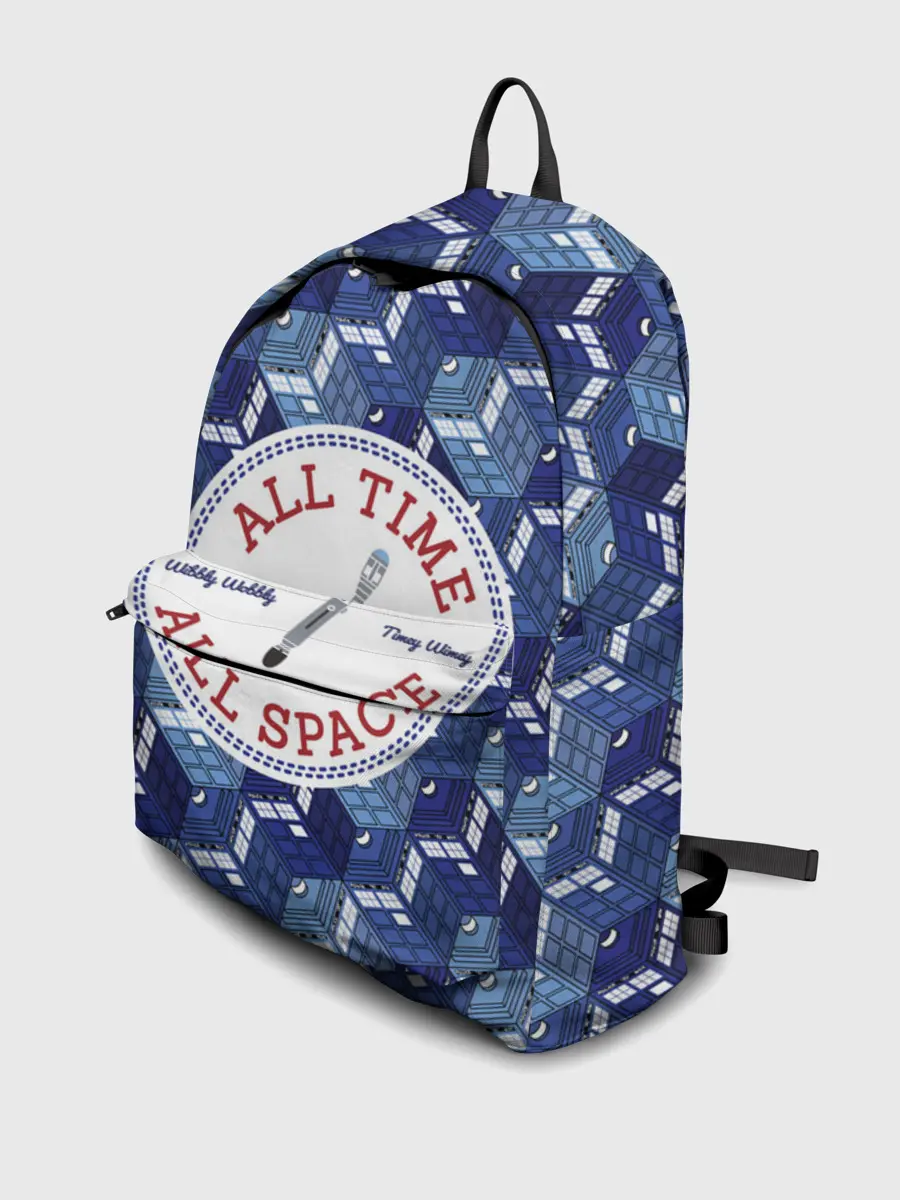 Рюкзак джинсовый / Doctor Who Pattern