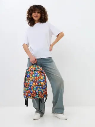 Рюкзак джинсовый / Матрёшки