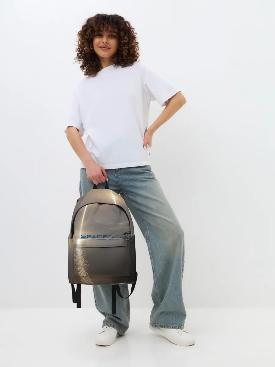 Рюкзак джинсовый / SpaceX Dragon 2