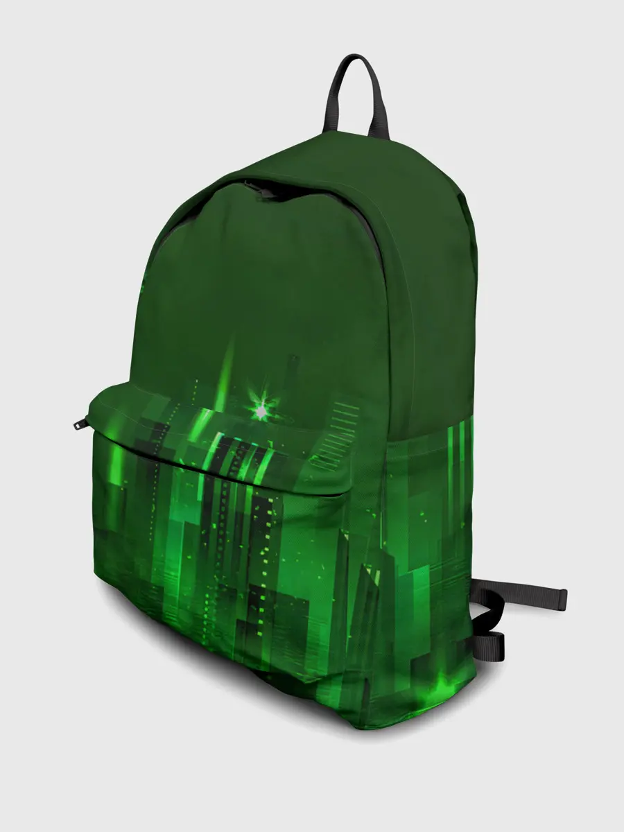 Рюкзак джинсовый / Зеленый город