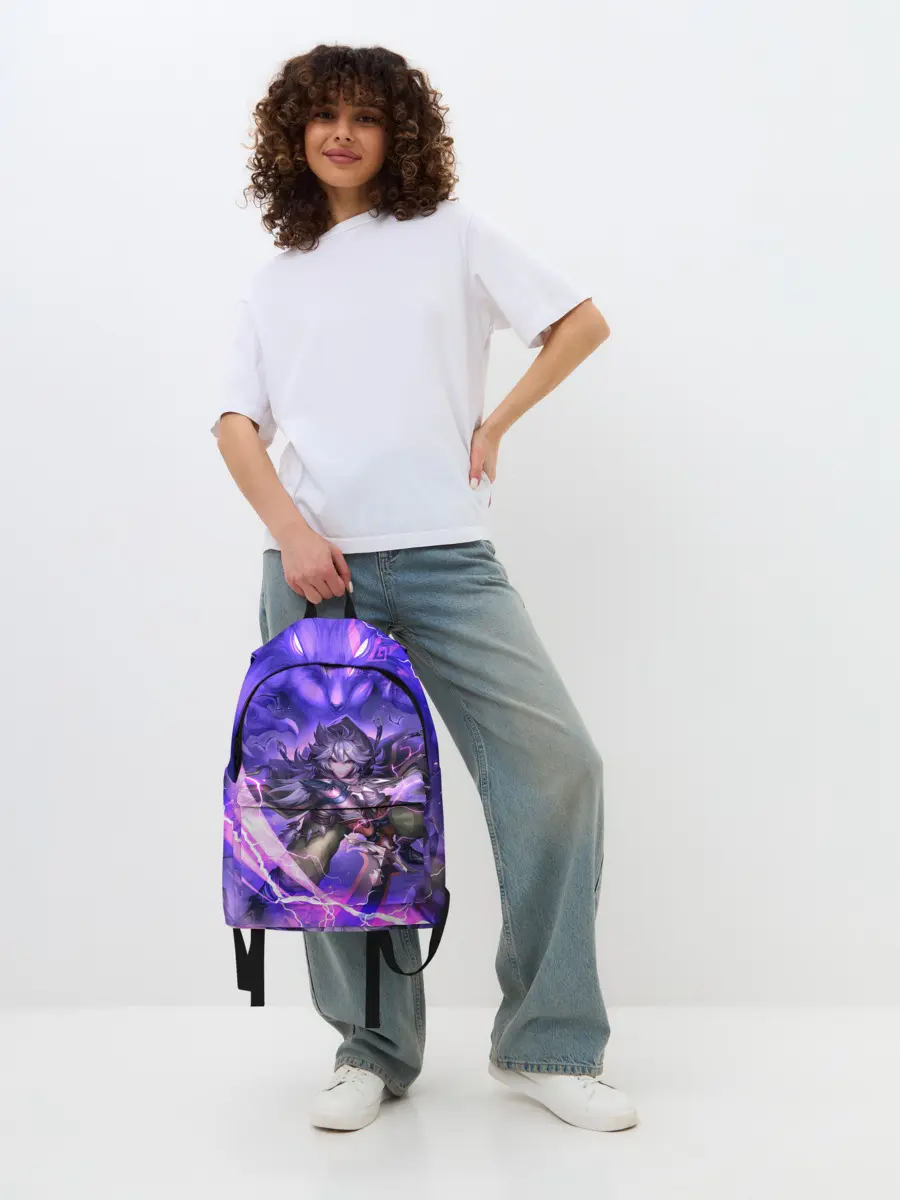 Рюкзак джинсовый / Рэйзор | Genshin Impact | Геншин Импакт