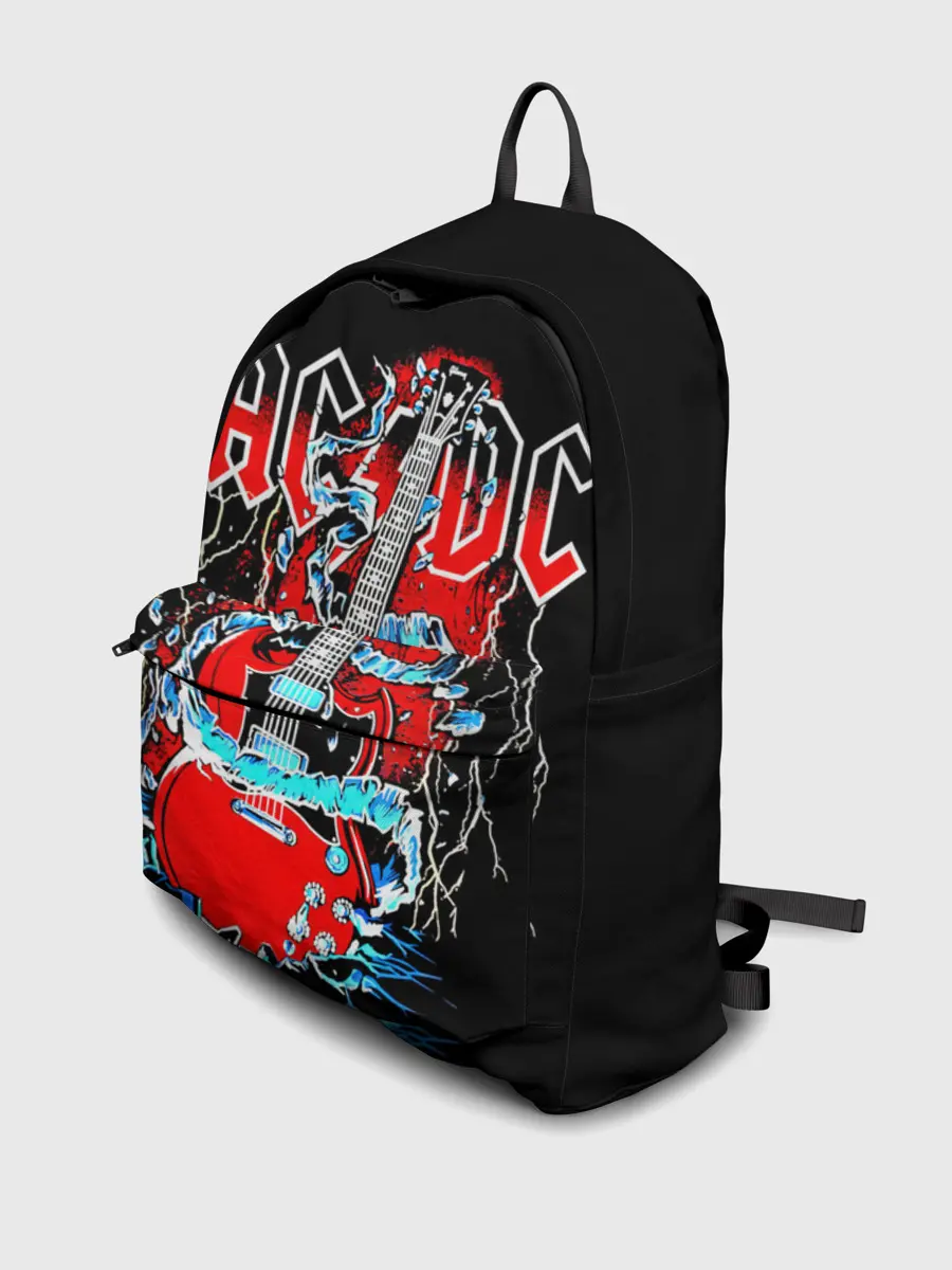 Рюкзак джинсовый / AC/DC гитара