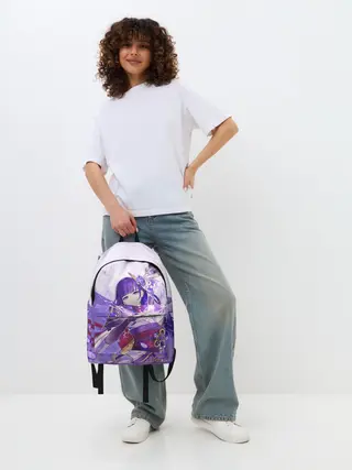 Рюкзак джинсовый / Raiden Shogun | Genshin Impact