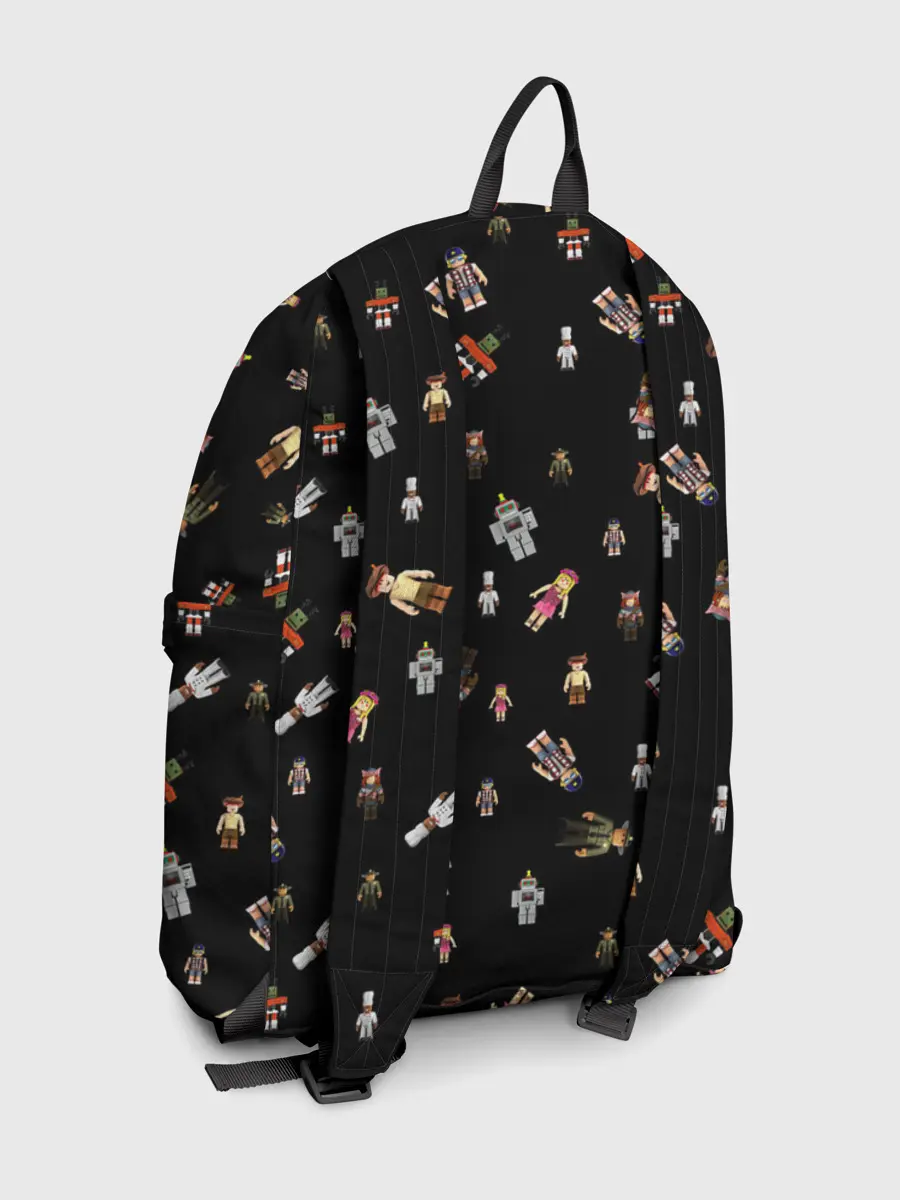 Рюкзак джинсовый / ROBLOX PATTERN | РОБЛОКС