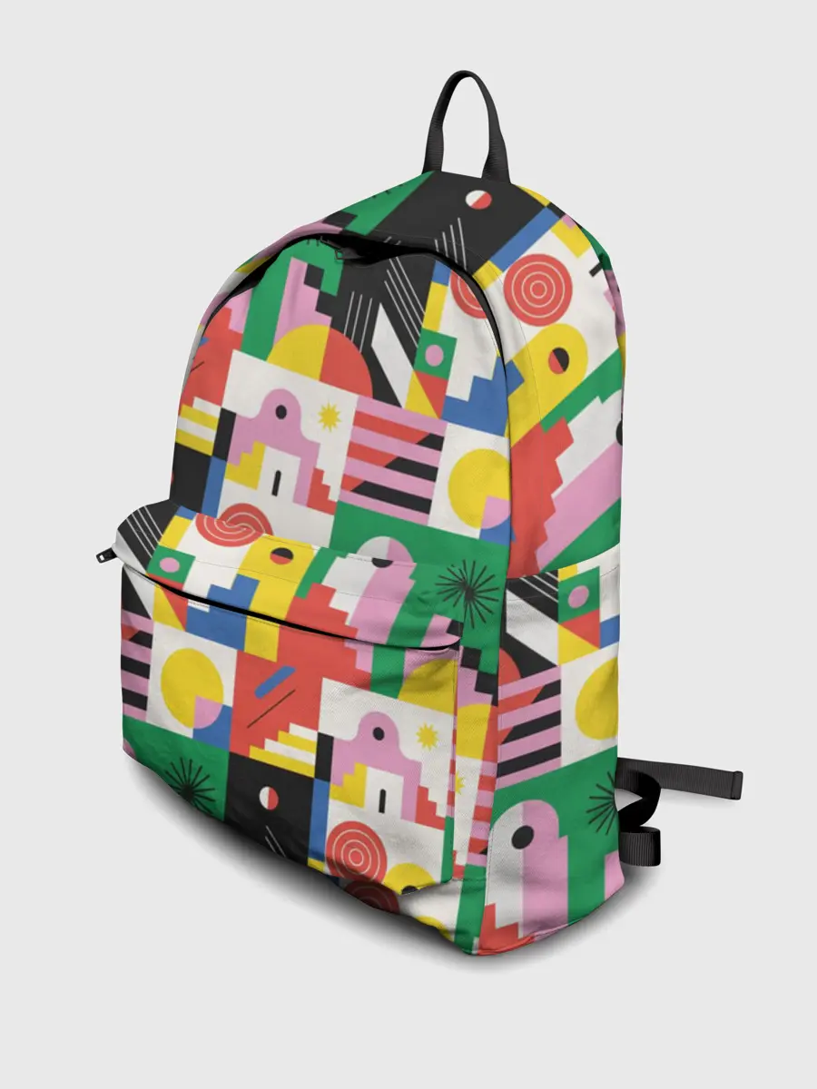 Рюкзак джинсовый / Геометрия города