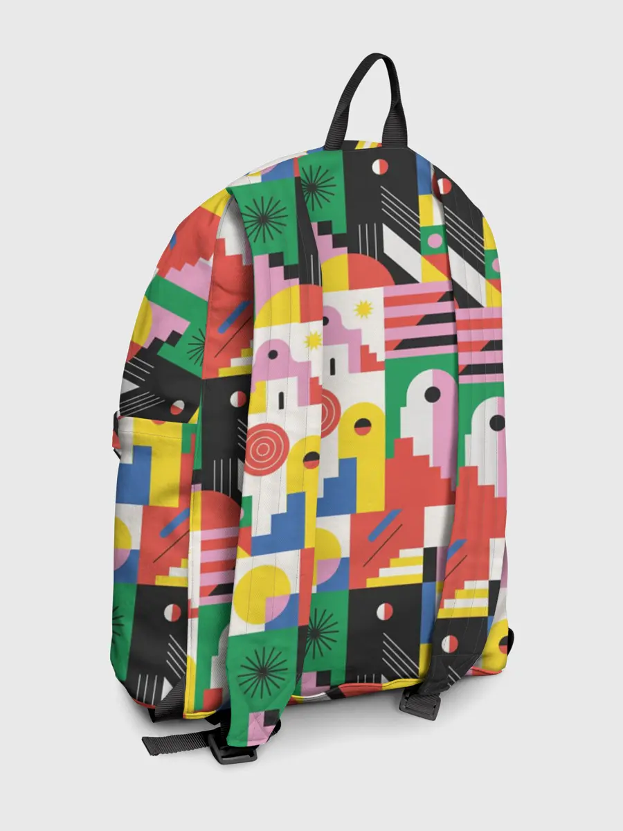 Рюкзак джинсовый / Геометрия города