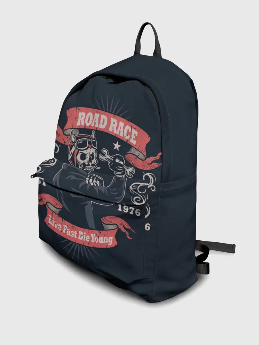 Рюкзак джинсовый / Скелет механик