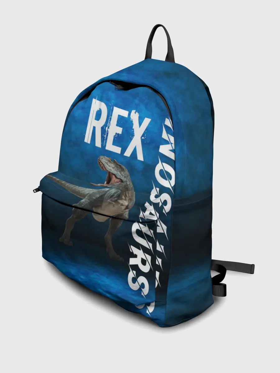 Рюкзак джинсовый / Dinosaurs Rex 3D