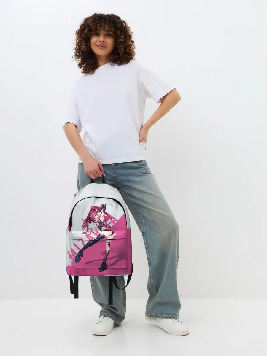 Рюкзак джинсовый / Mizarisa Pink