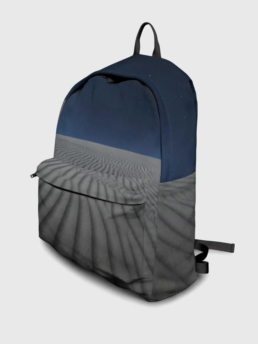 Рюкзак джинсовый / Пустыня дюна песок ночь