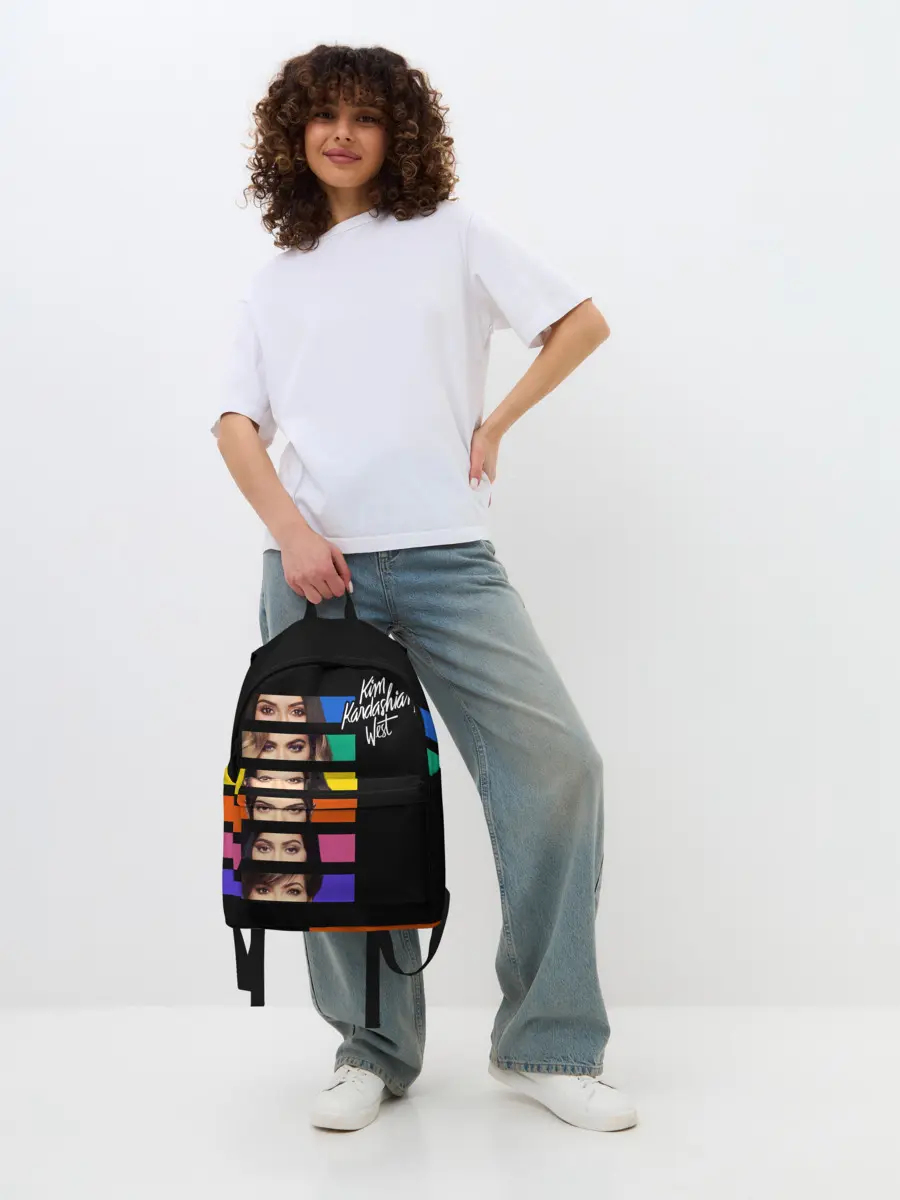 Рюкзак джинсовый / Семейство Кардашьян